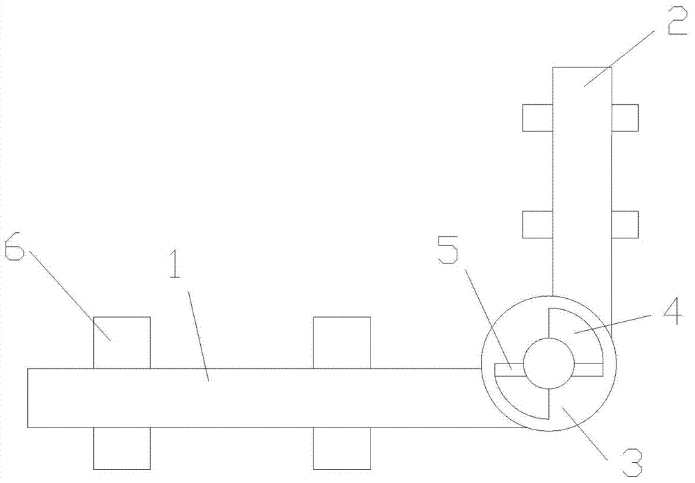 Water pipe check valve rotation rack