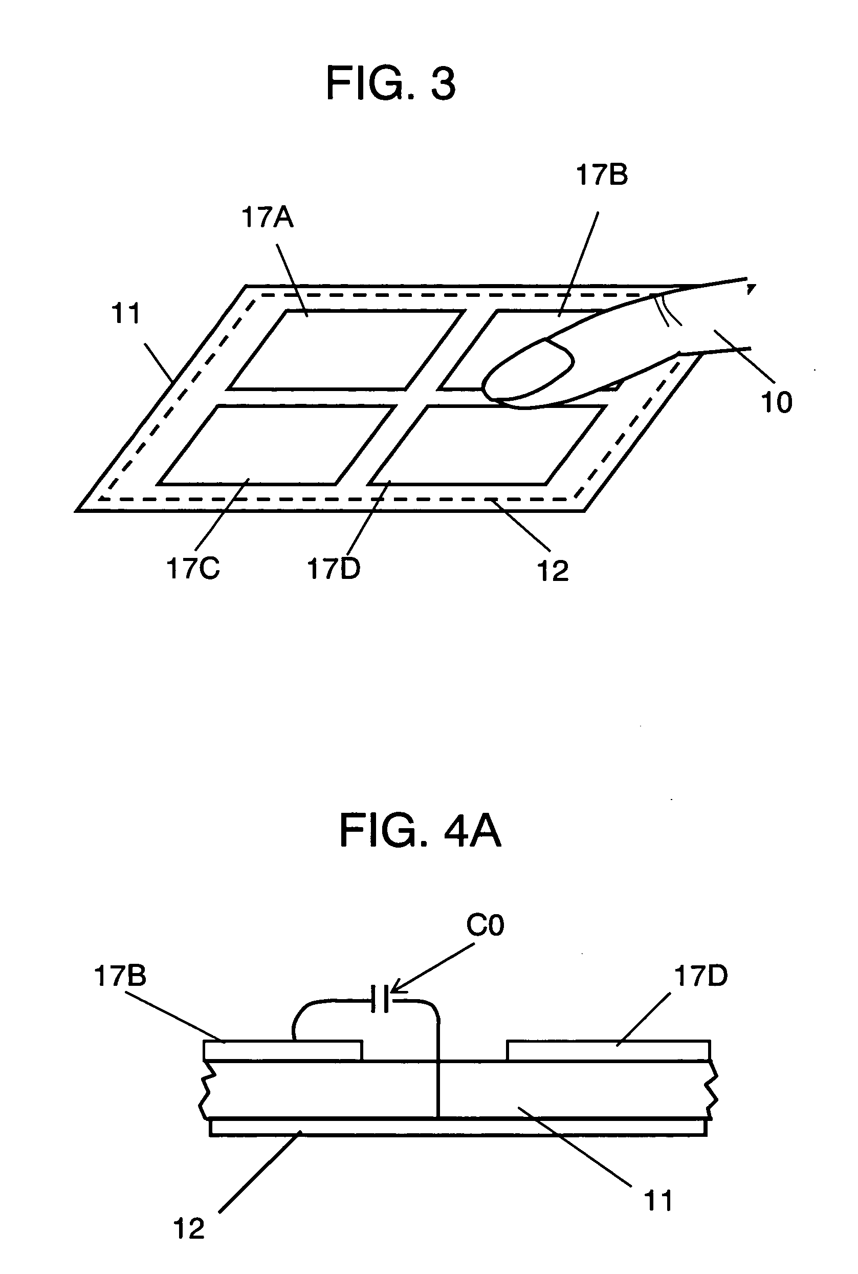 Light-transmitting touch panel and detection device