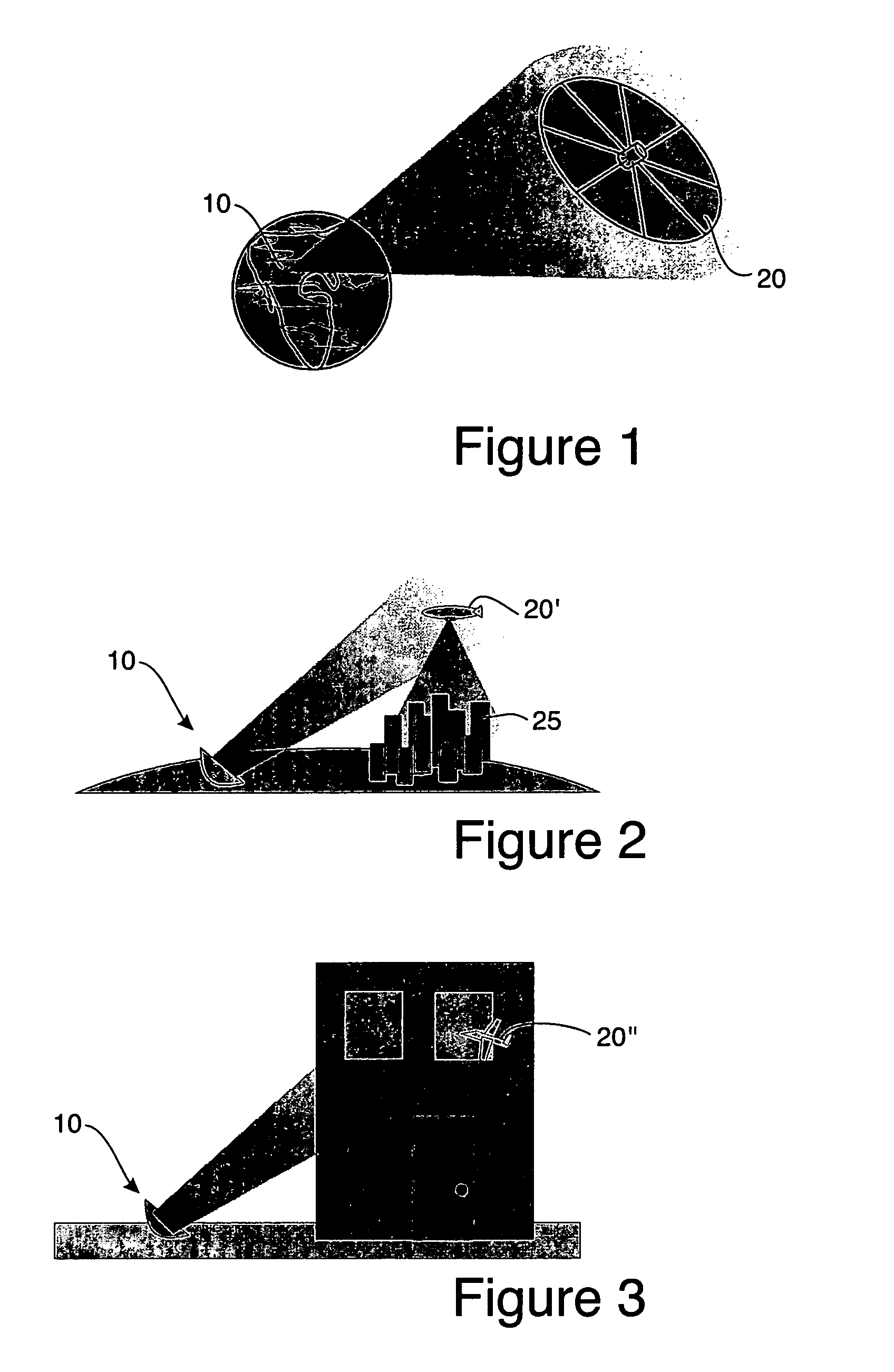 Large aperture rectenna based on planar lens structures