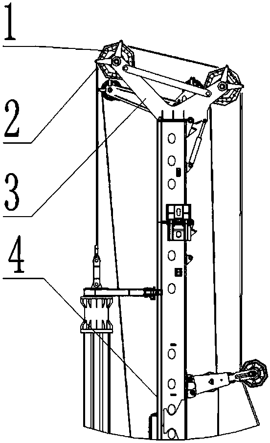 Pulley device and rotary drilling rig and long spiral drilling machine using pulley device