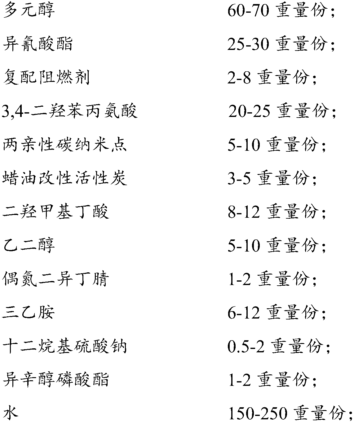 Single-component self-crosslinking waterborne polyurethane flame-retardant dispersion liquid as well as preparation method and application thereof