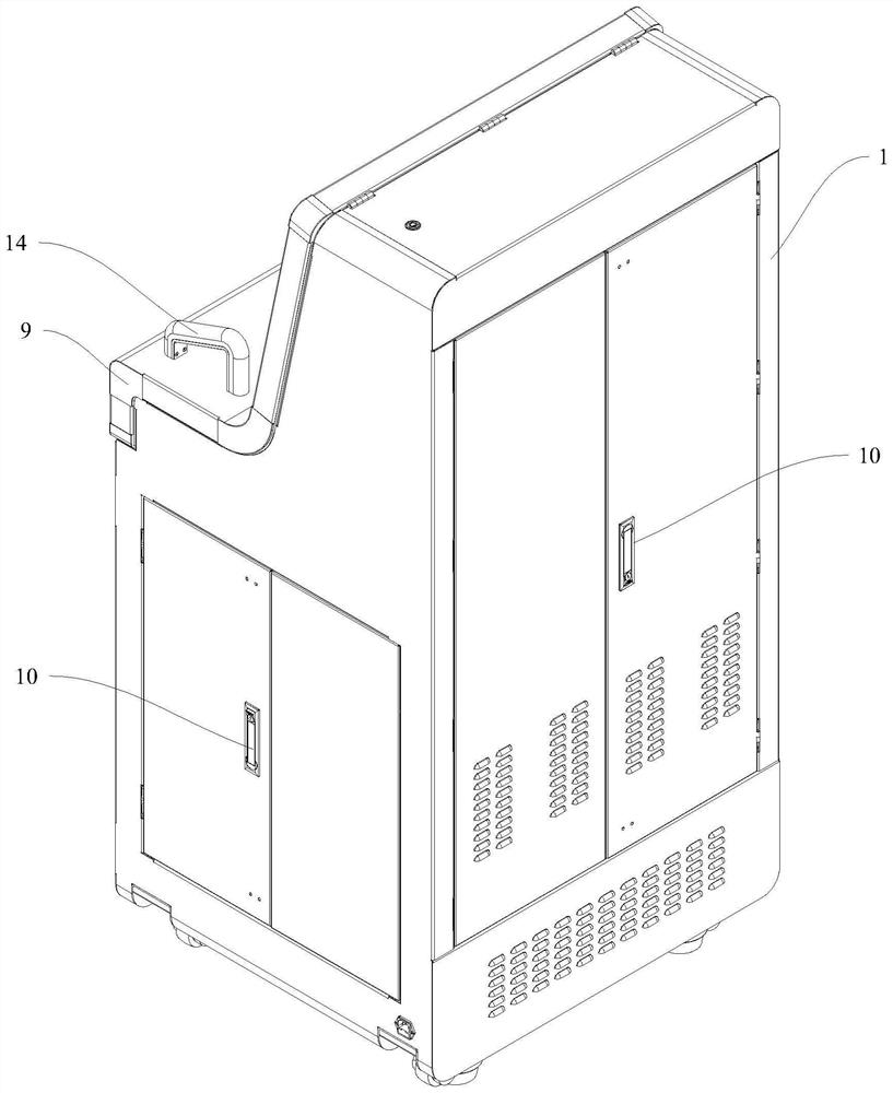 Methadone self-service medicine taking robot and using method and control method thereof