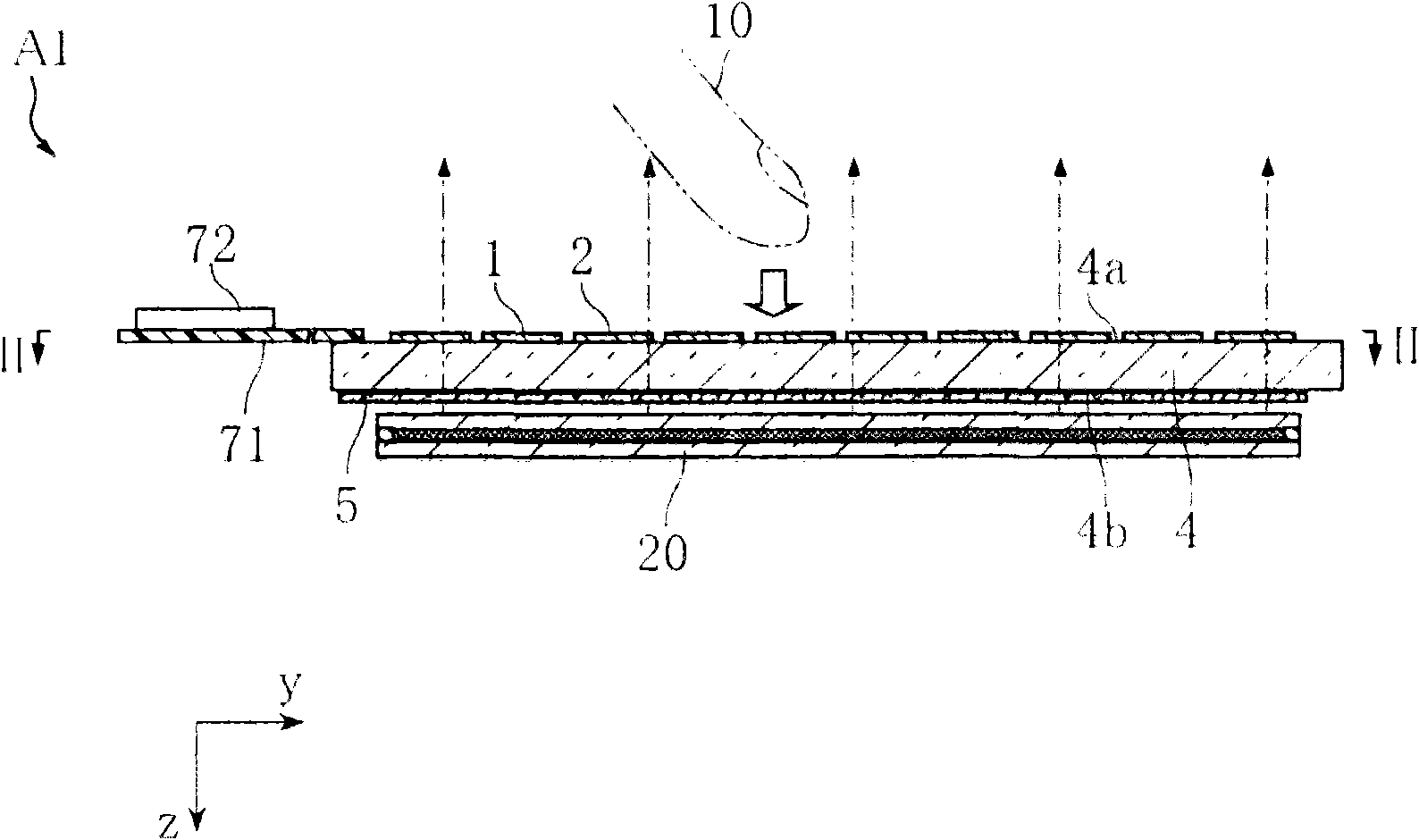 Position input device