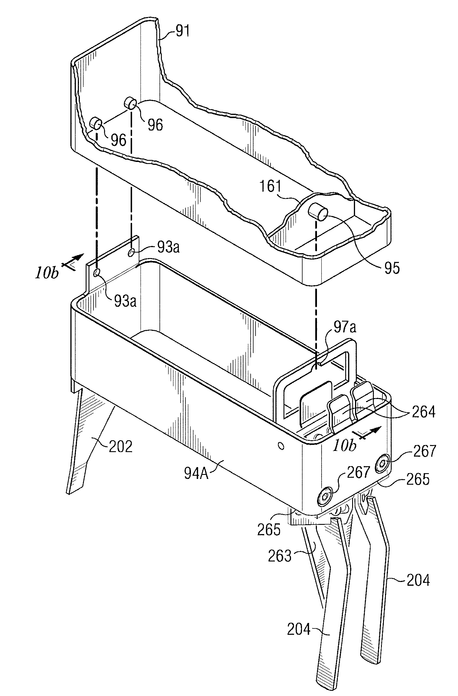 Quick change module with adjustable former attachments