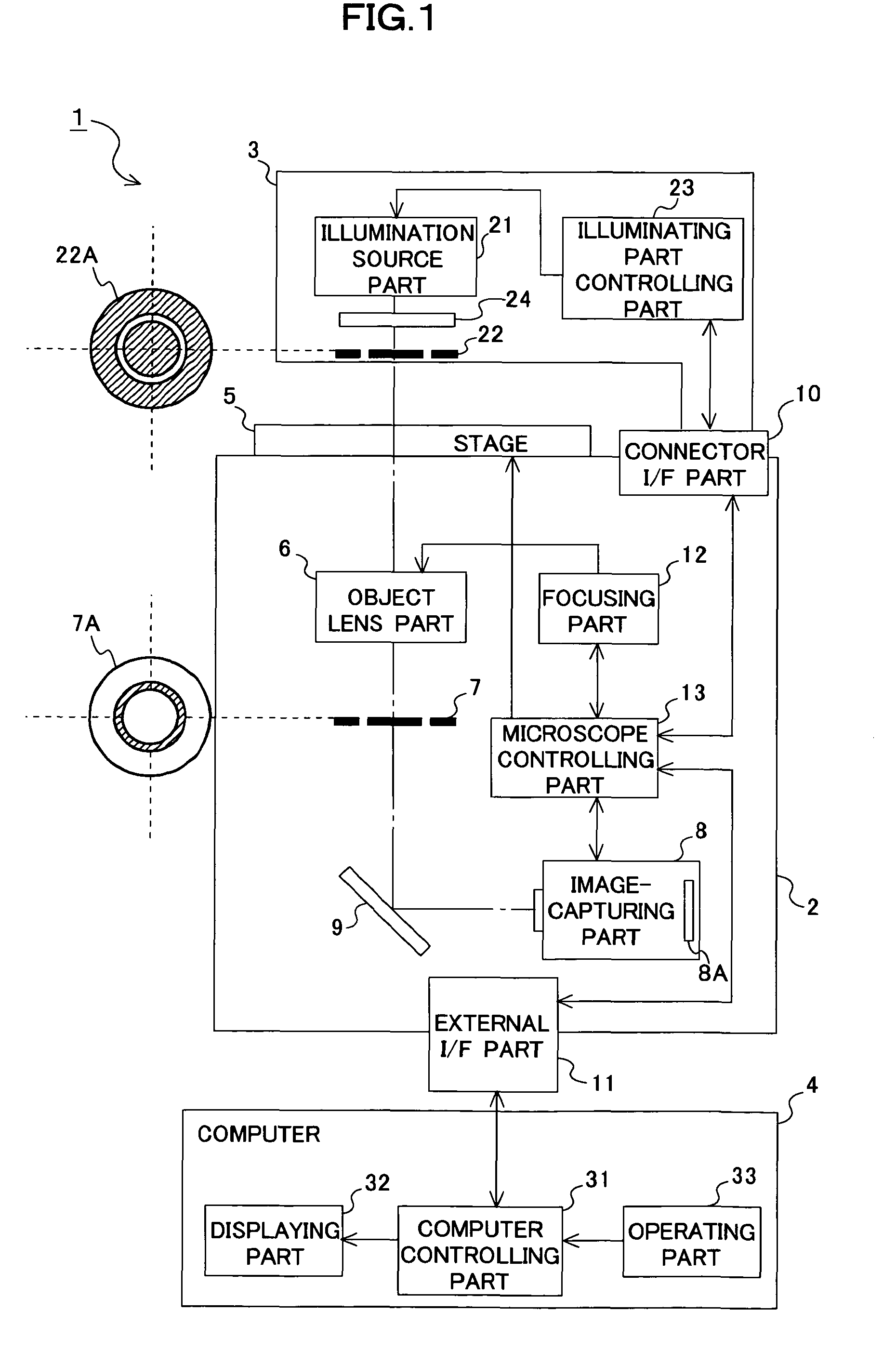 Observation device and wavelength limiting filter