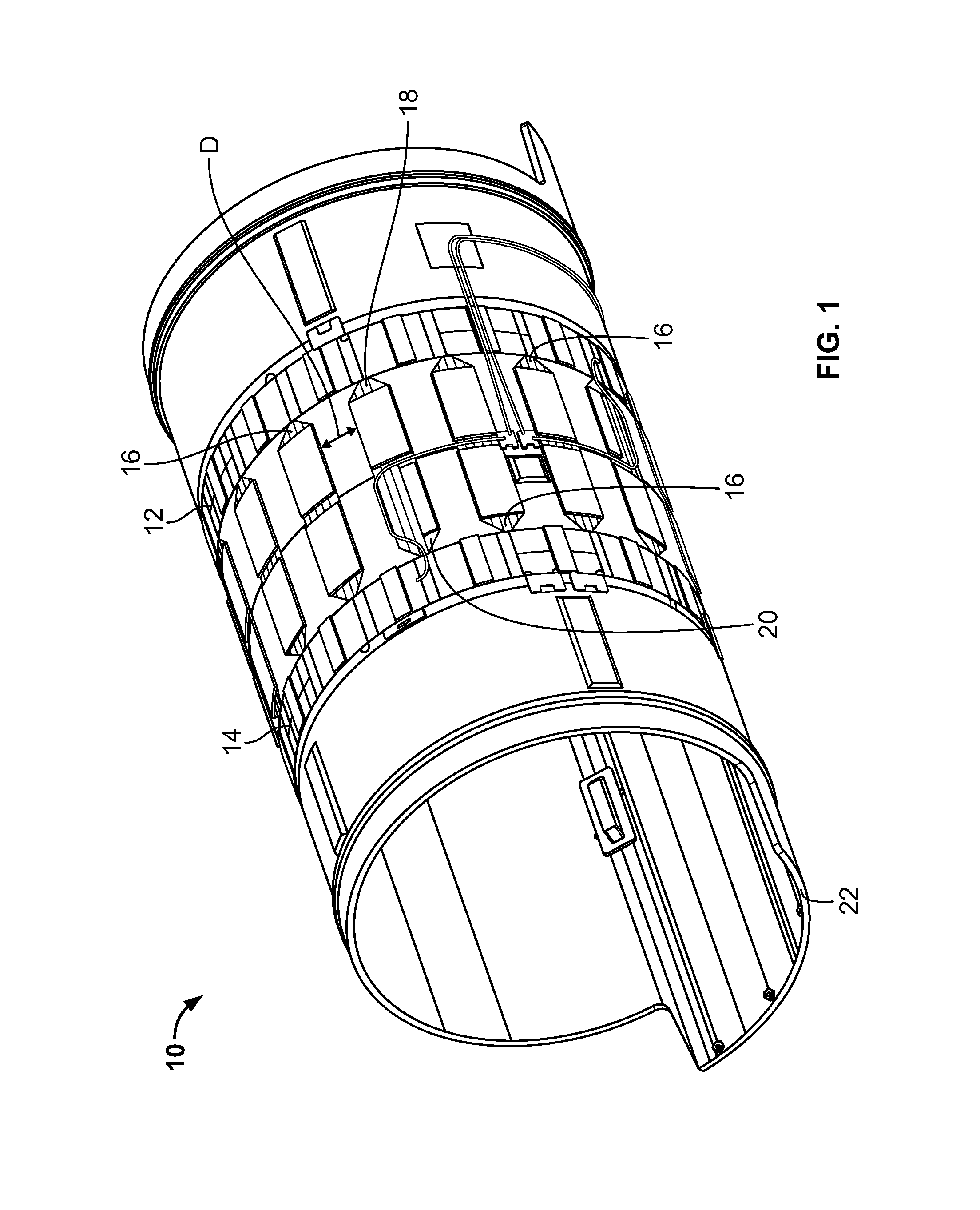 Distributed capacitance radio frequncy (RF) coil and magnetic resonance imaging system including the same