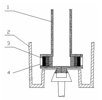 Foam ceramic composite filtering method for high-temperature alloy in centrifugal field