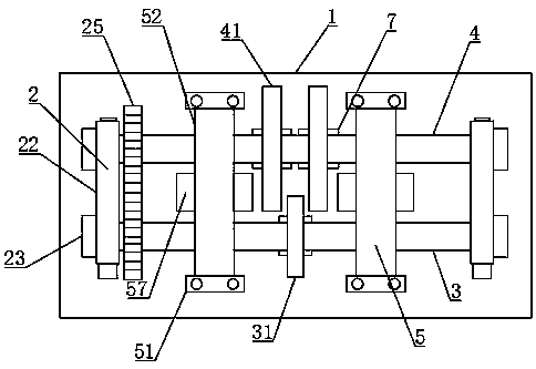 Shaft displacement prevention device for mechanical transmission type grate cooler