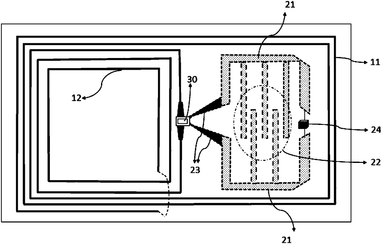 Liquid RFID antenna and manufacture method thereof