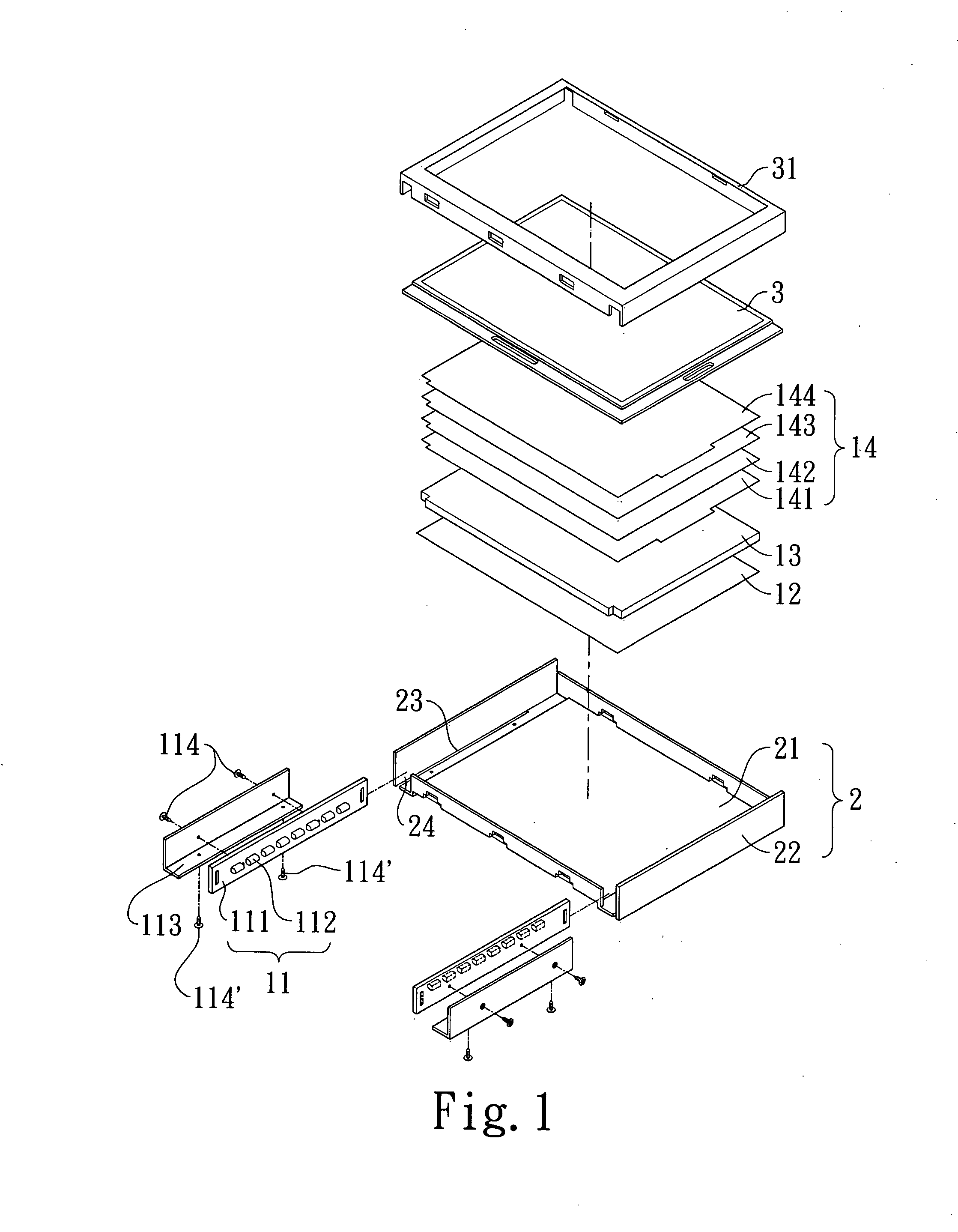 Replaceable LED light source device used in backlight module