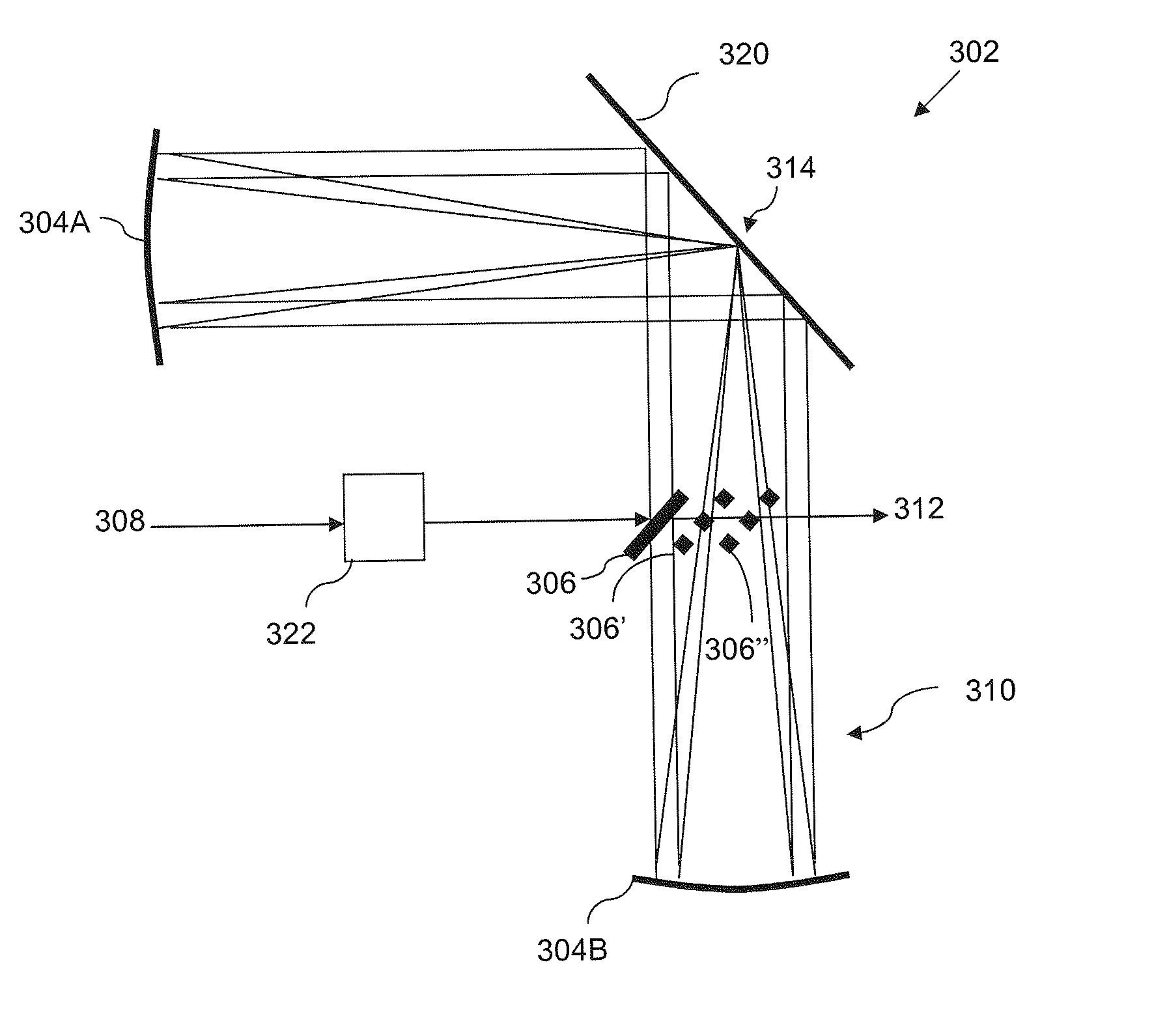 Pulse Stretcher with Reduced Energy Density on Optical Components