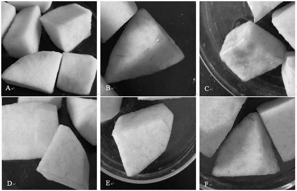 A fresh-cut fruit and vegetable preservative compounded by the bacteriostatic substances produced by Bacillus licheniformis, Bacillus atrophicus and Bacillus amyloliquefaciens