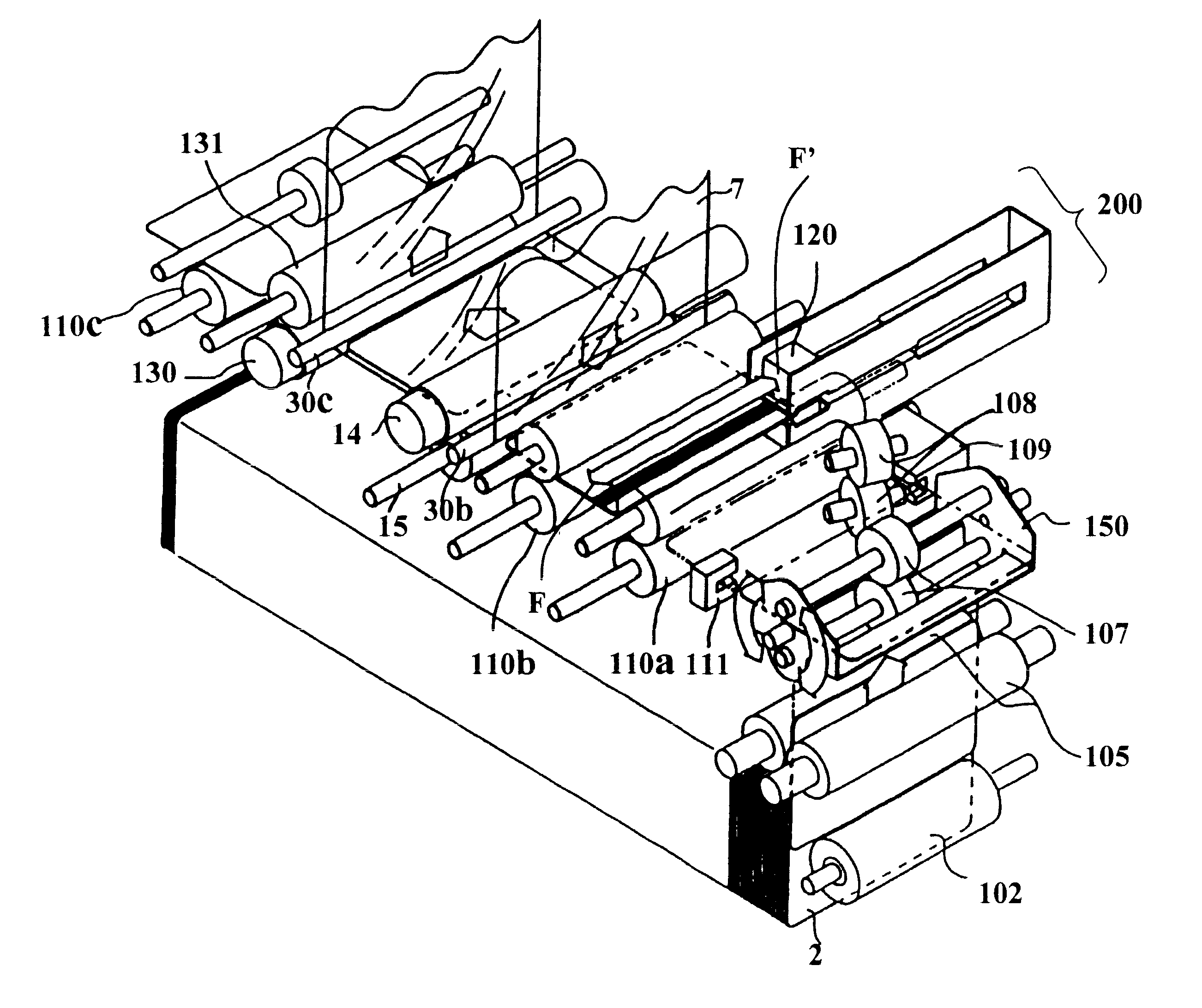 Card recording apparatus