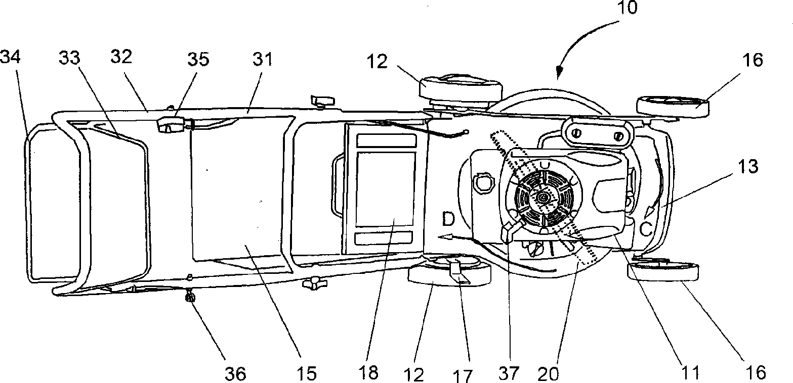 Knife blade rotary grass cutter of rotary grass cutter