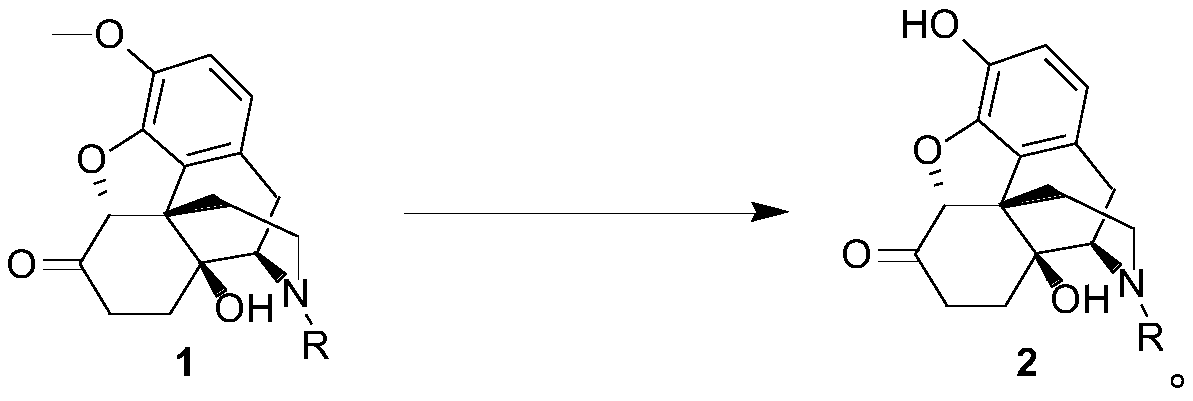 Process for the preparation of morphinane compounds