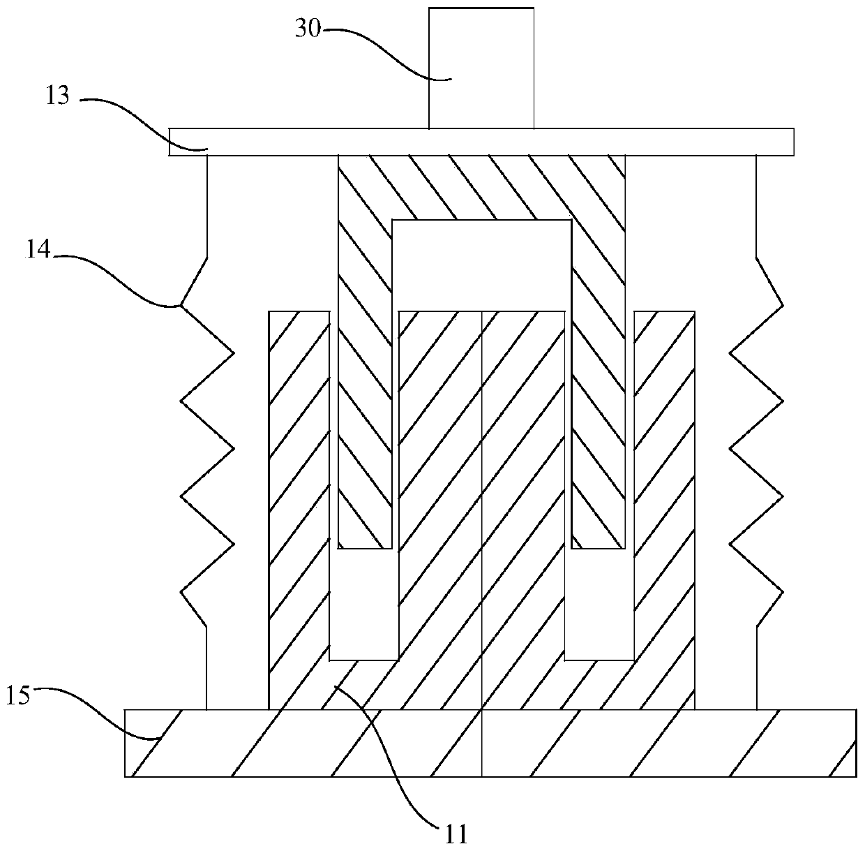 Vibrational excitation device