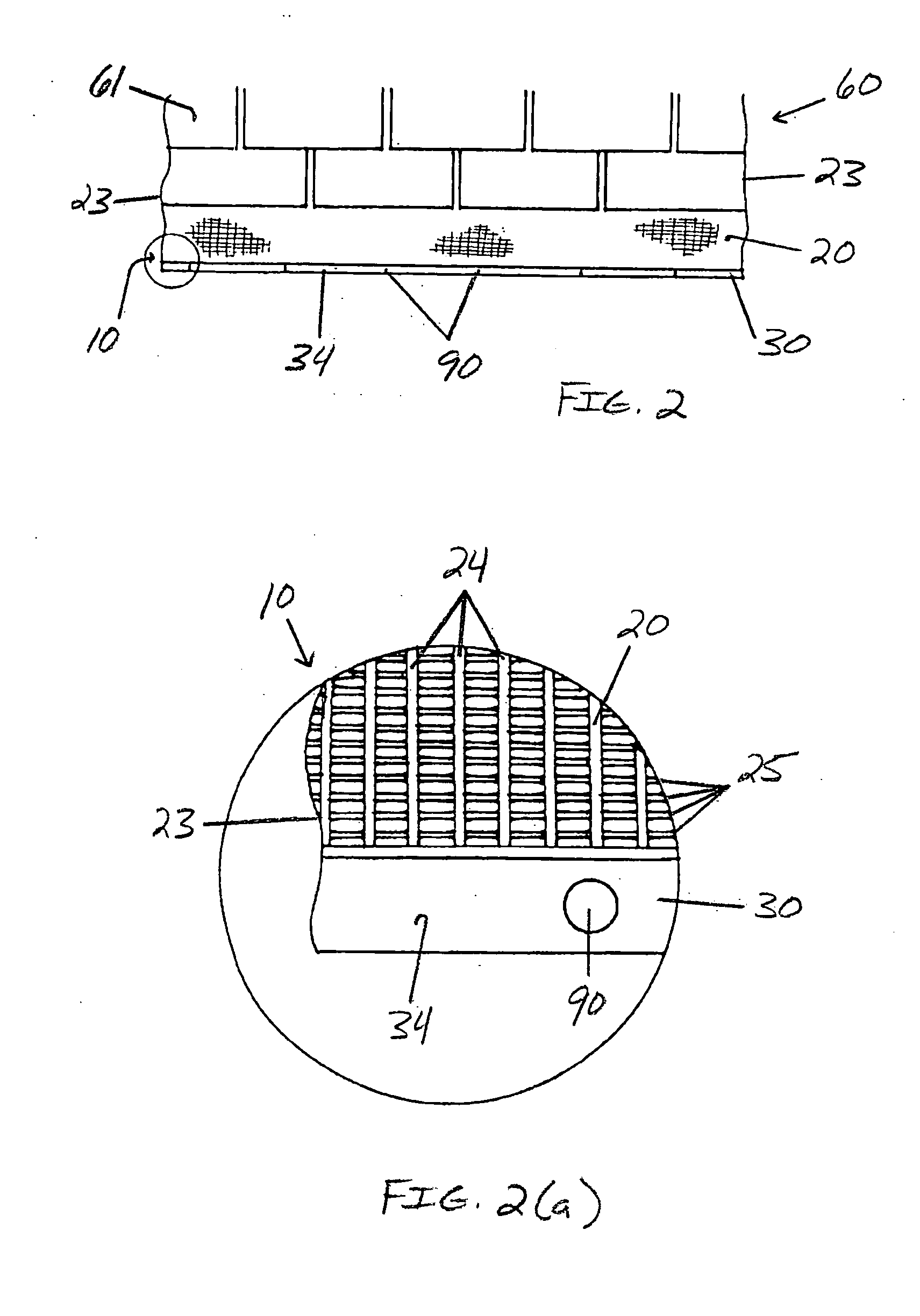 Gutter screen termination trim with water tension breaker