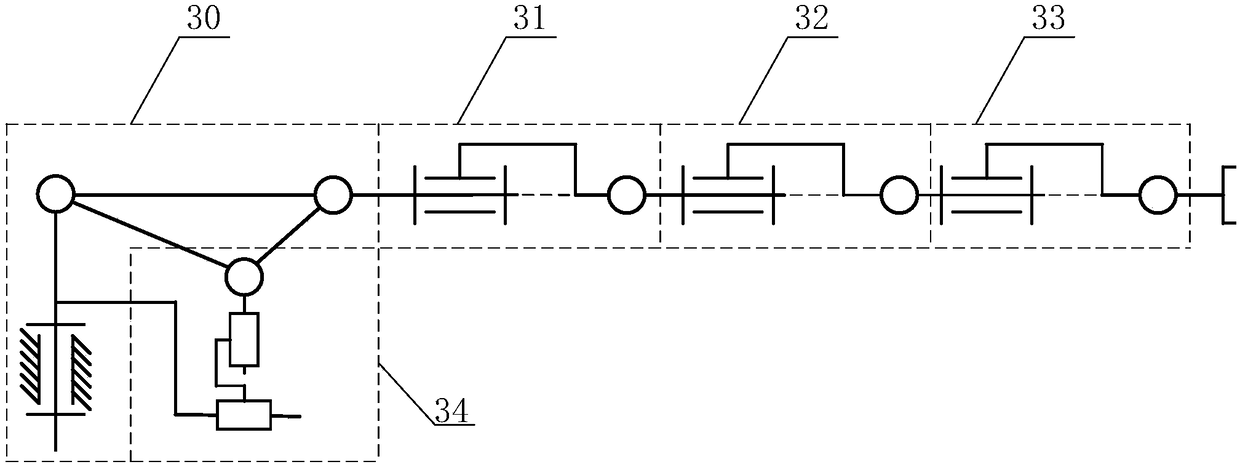 Series connection nine-degree-of-freedom spraying robot