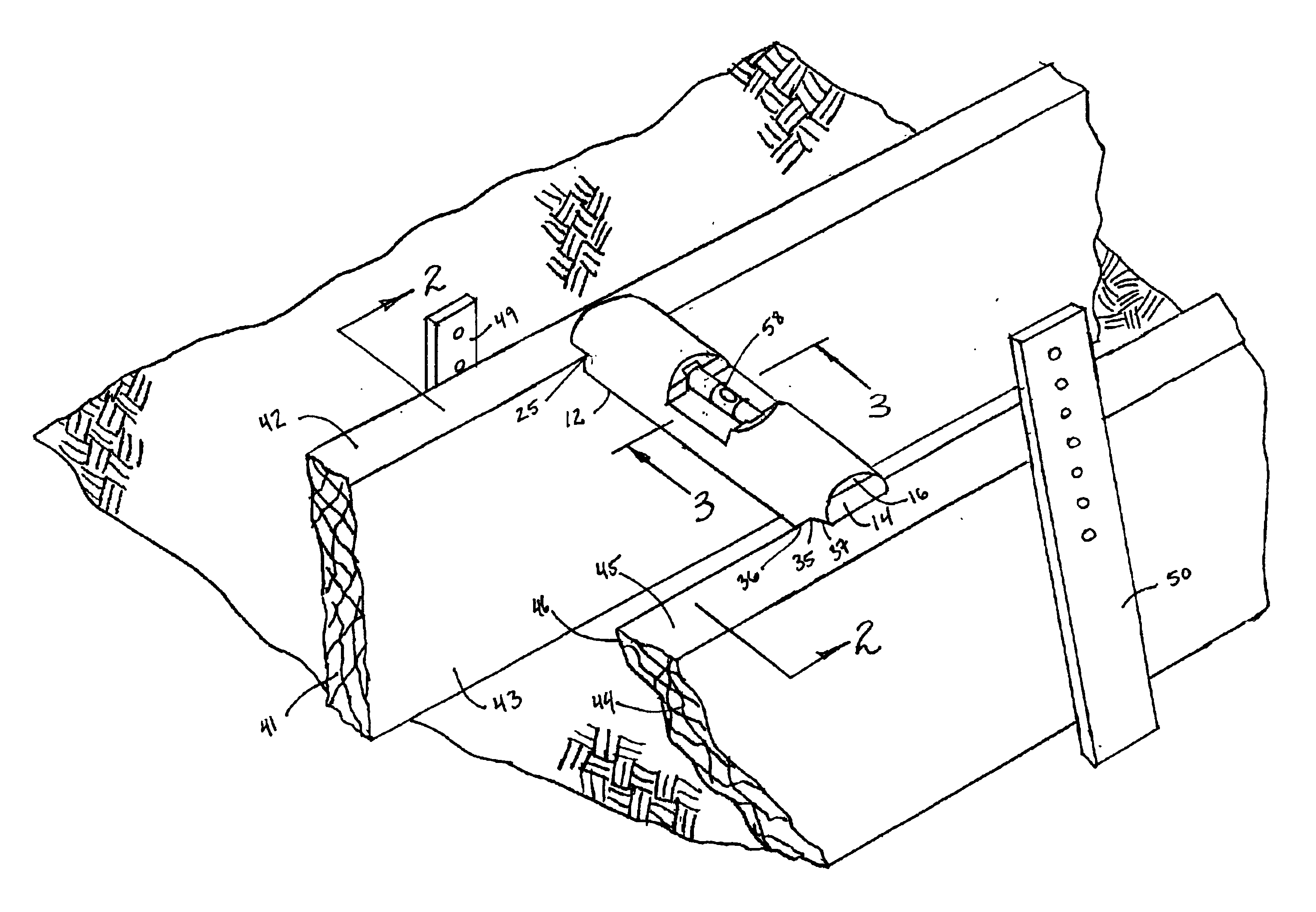 Concrete curb form spacer