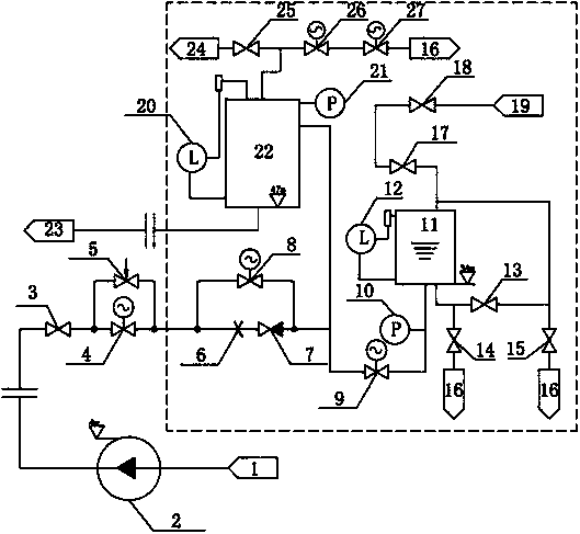 Non-active pressure-boosting pressure-stabilizing system capable of alleviating cavitation abrasion of water lubricated main-pump bearing