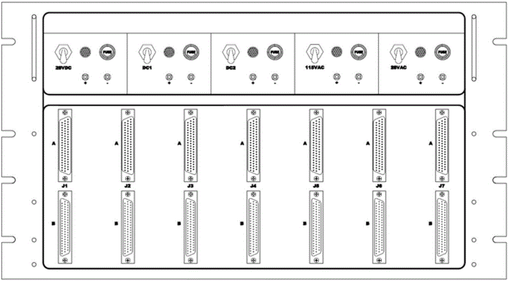 System for testing aviation part