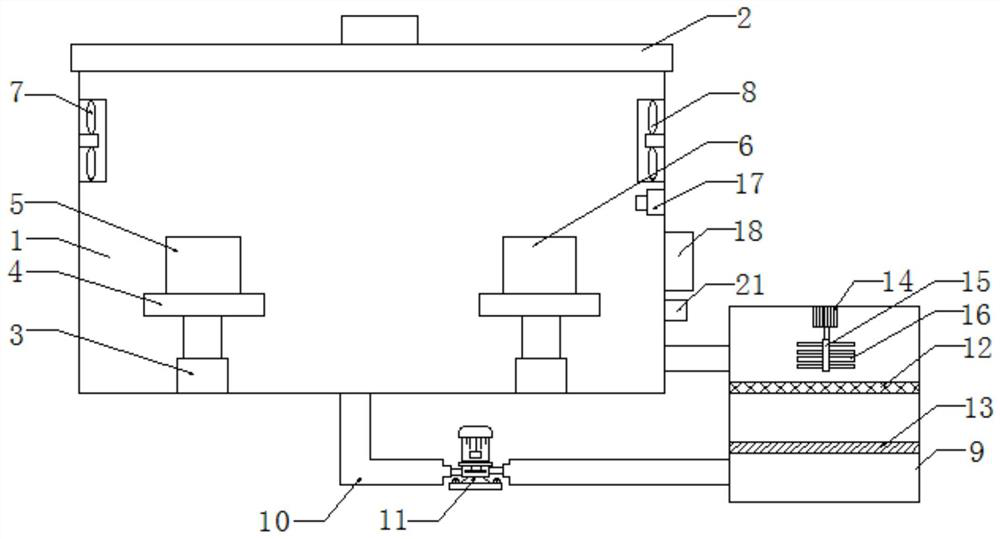 A medical instrument derusting device with drying function and its application method