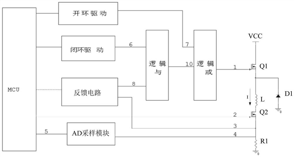 Self-diagnosis driving method and circuit for controlling electromagnetic actuator inside internal combustion engine