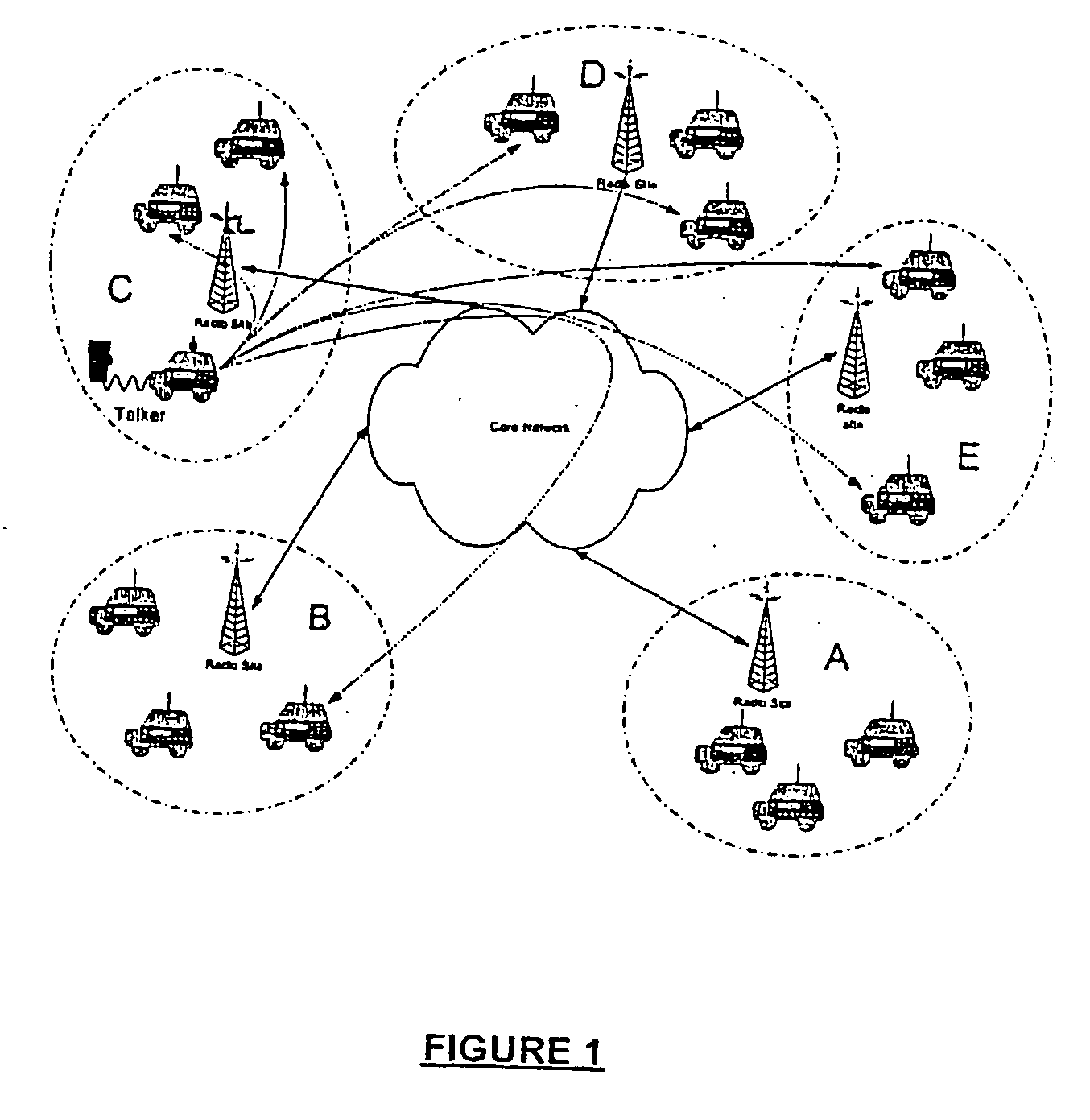 Group calls in a mobile radio system