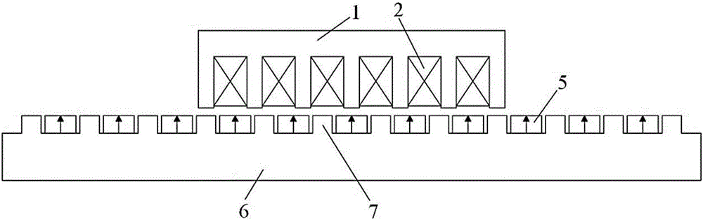 Magnetic-concentrating-type consequent-pole cursor permanent magnet motor and application thereof