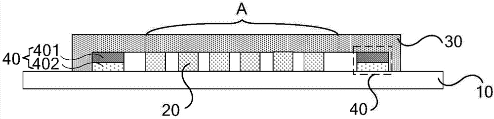 OLED display panel and preparation method thereof, package portion failure determination method, and display device