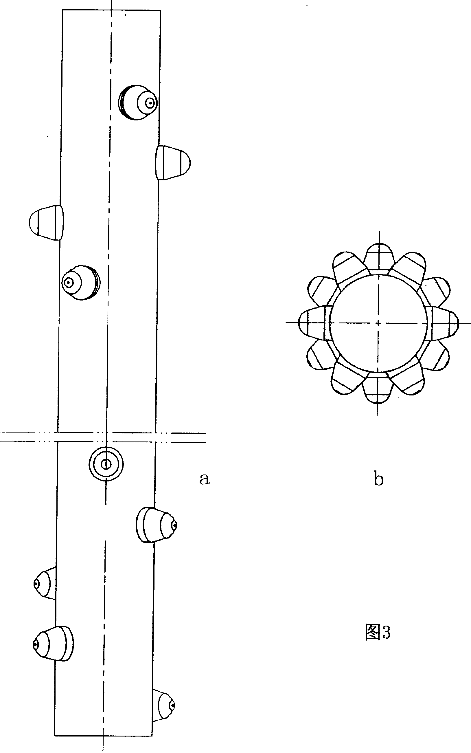 Spine-like bored concrete pile construction technique and extrusion shaping machine thereof