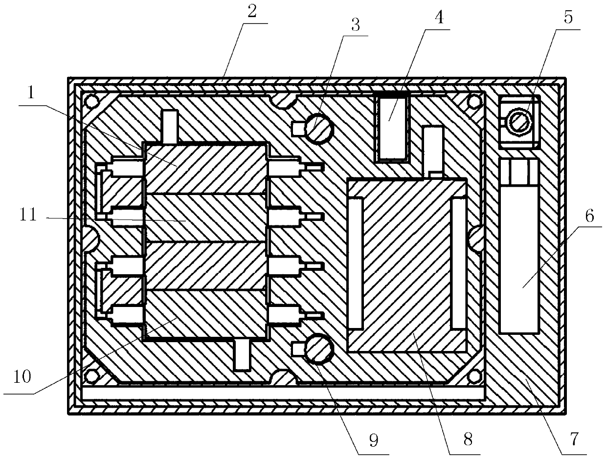 Device and method for inner leakage detection of two-channel natural gas pipeline ball valve