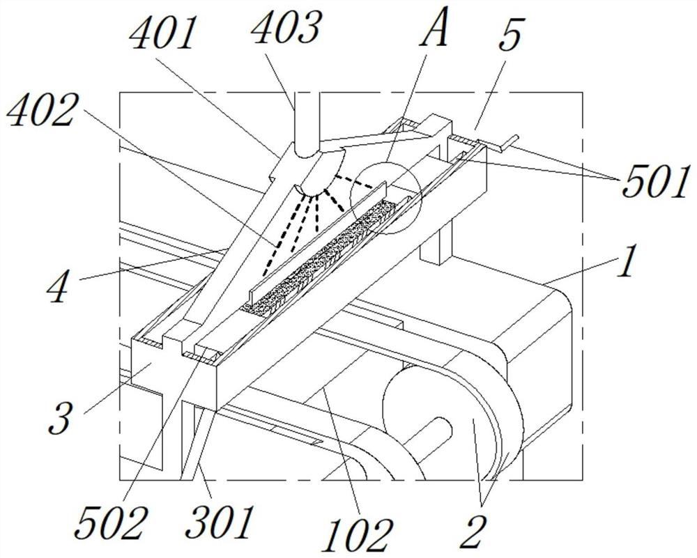 Circuit board spraying device