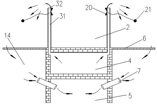 Ventilation system for livestock and poultry breeding