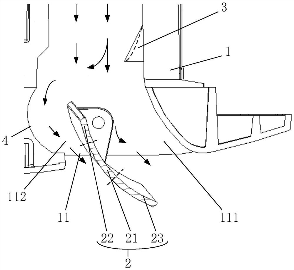 Air guide assembly of air conditioner