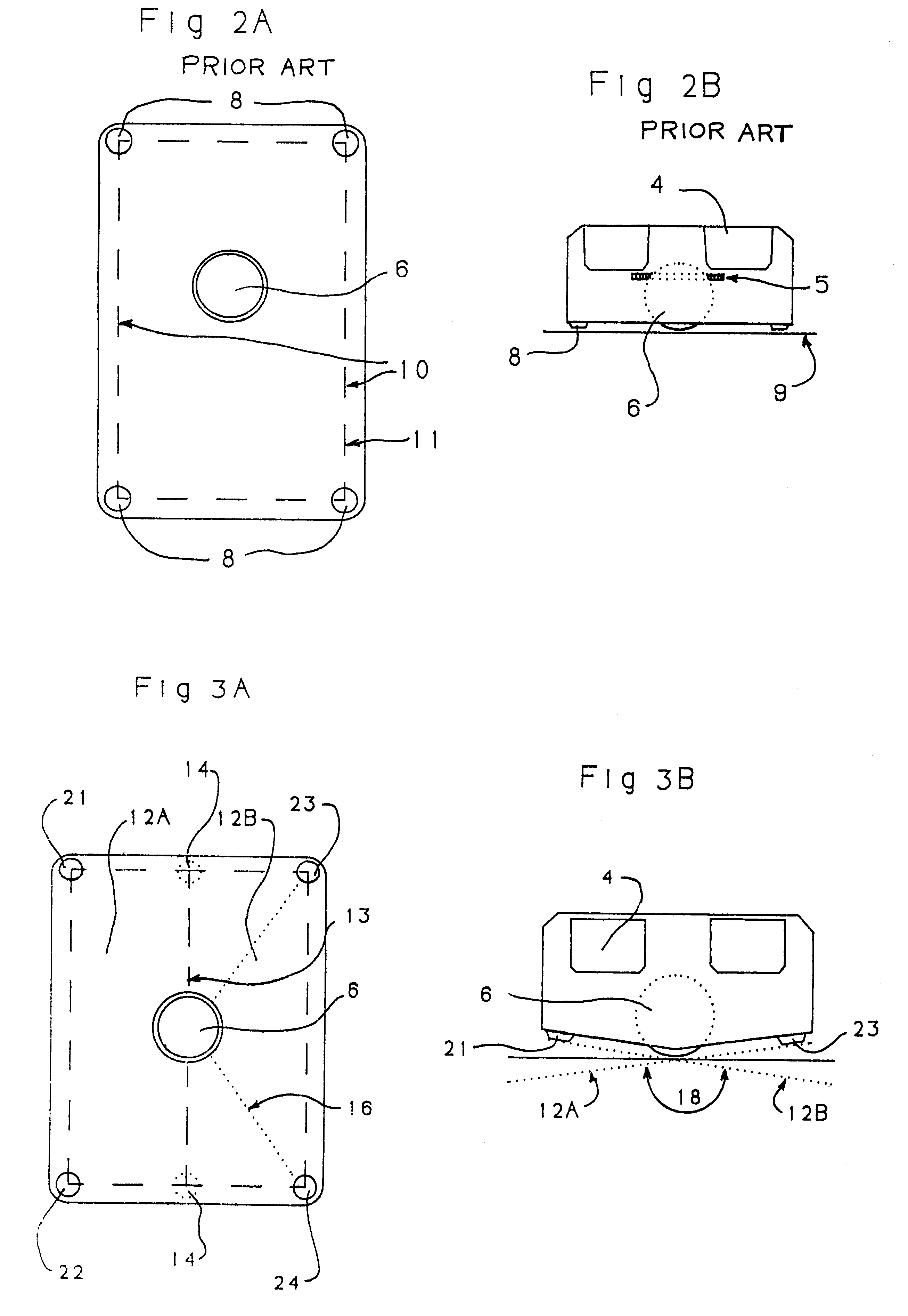 Multiple signaling mouse with faceted surfaces