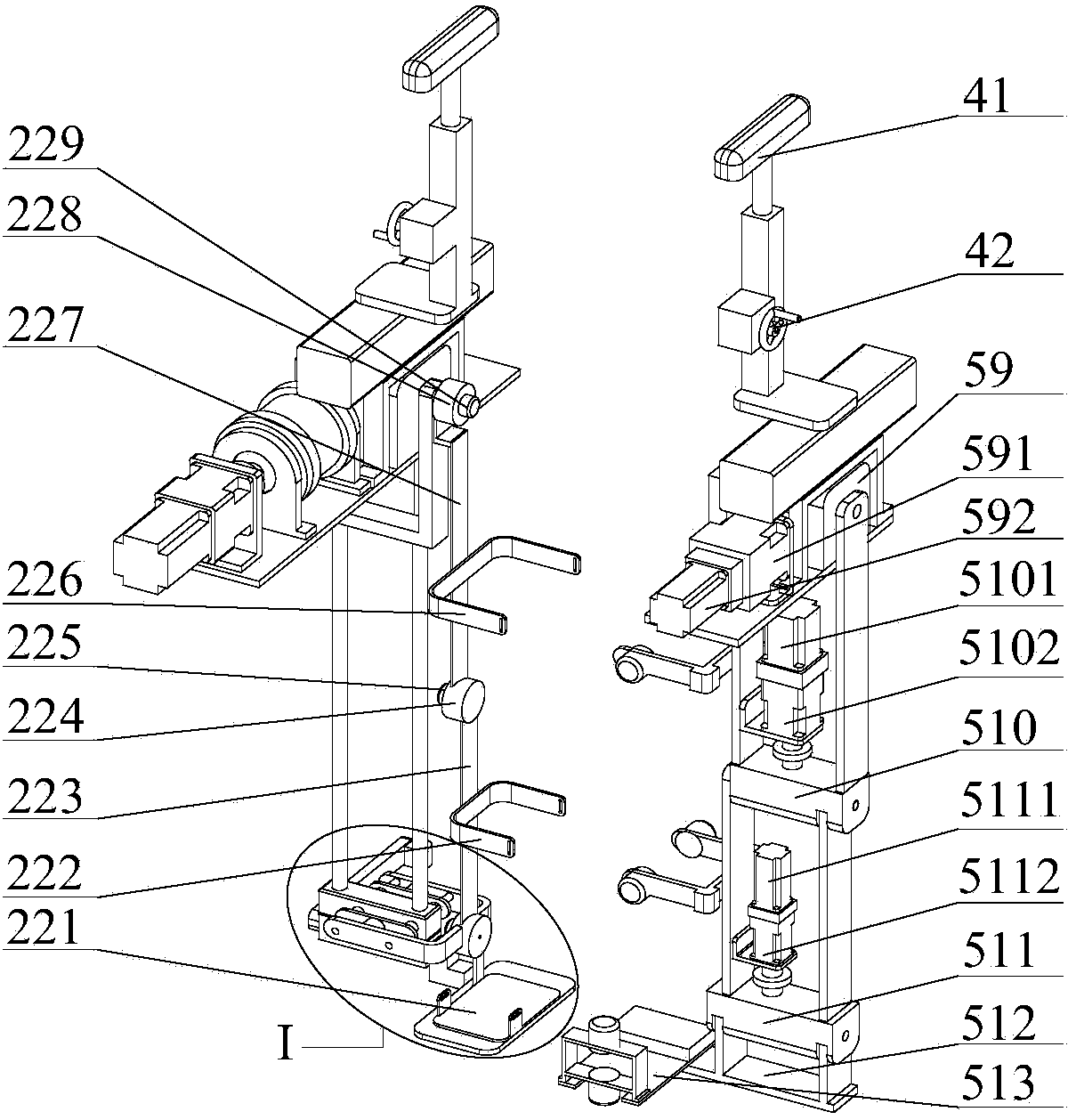 External skeleton type gait rehabilitation training device