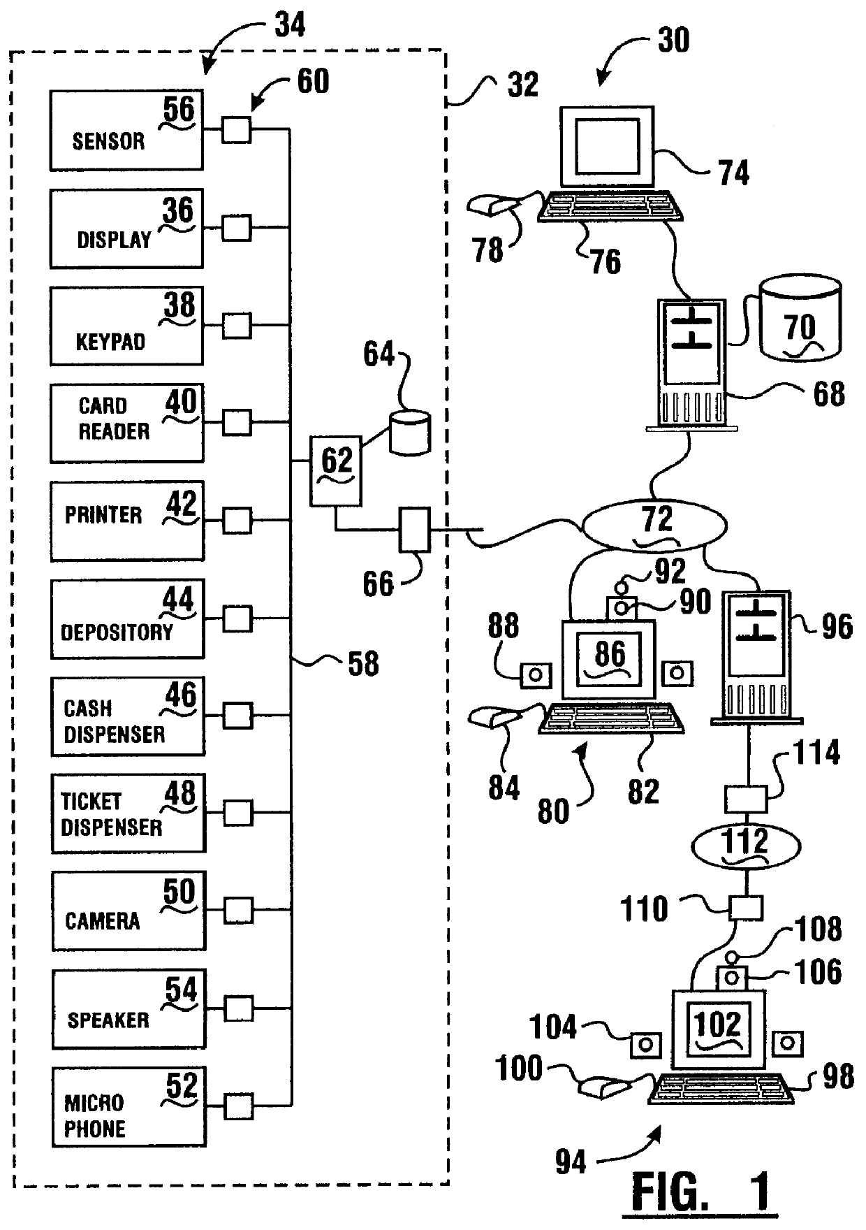 Transaction apparatus and method that identifies an authorized user by appearance and voice