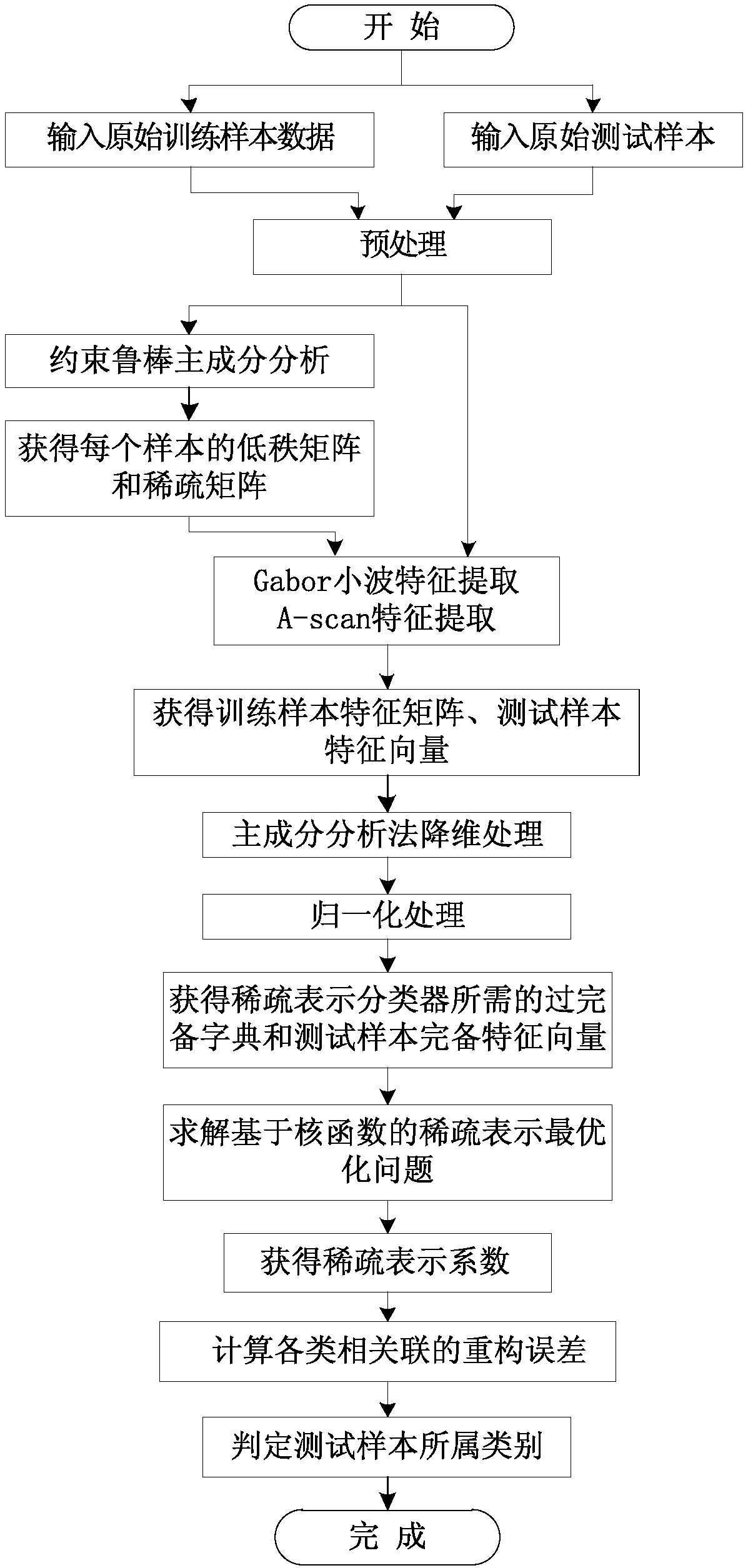 Urban road underground disease recognition method based on constrained robust principal component analysis