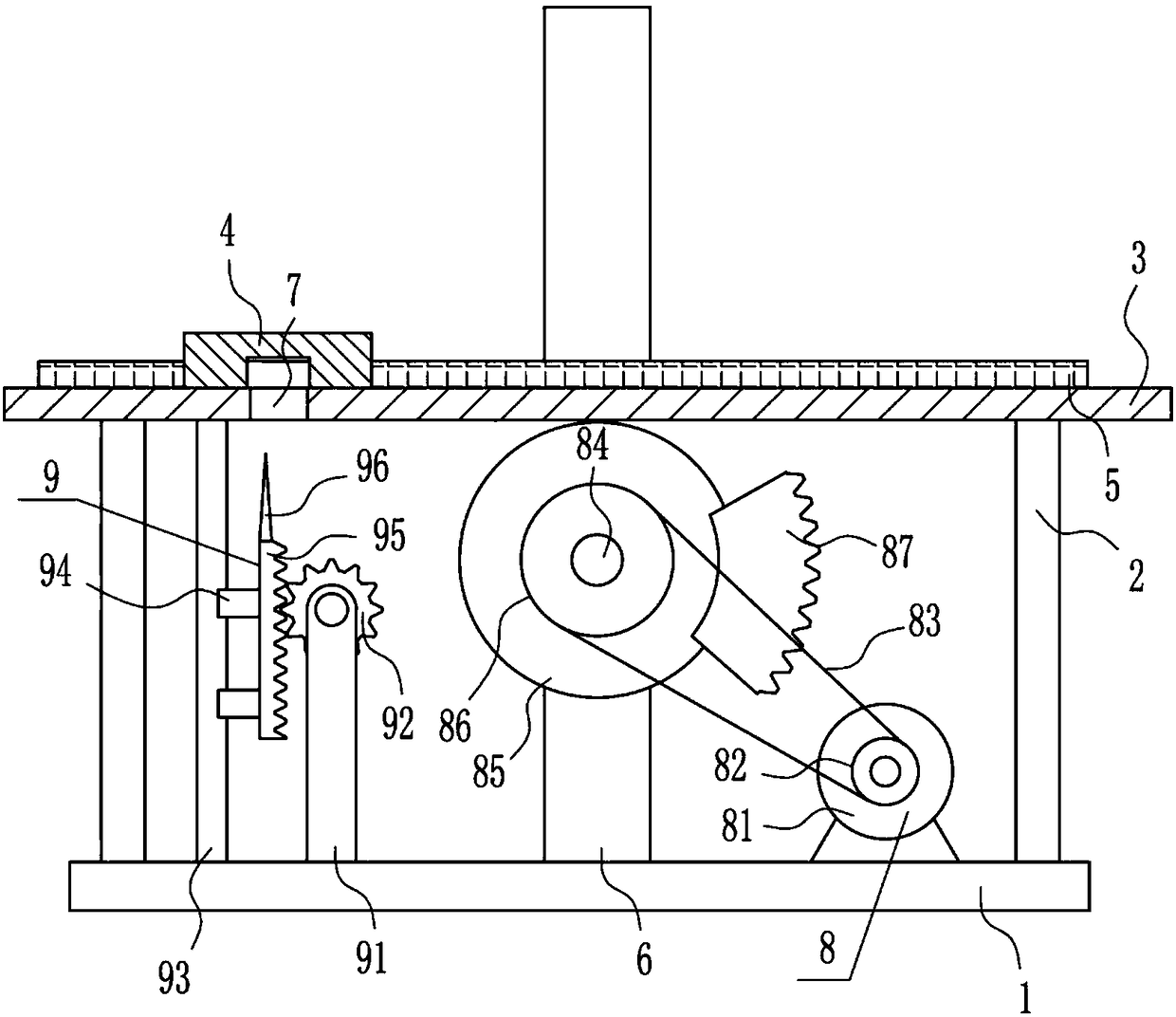 Uniform plastic rod cutting equipment