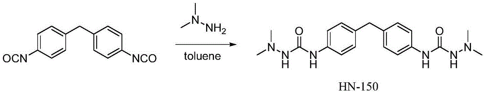 Preparation method of anti-yellowing agent HN-150