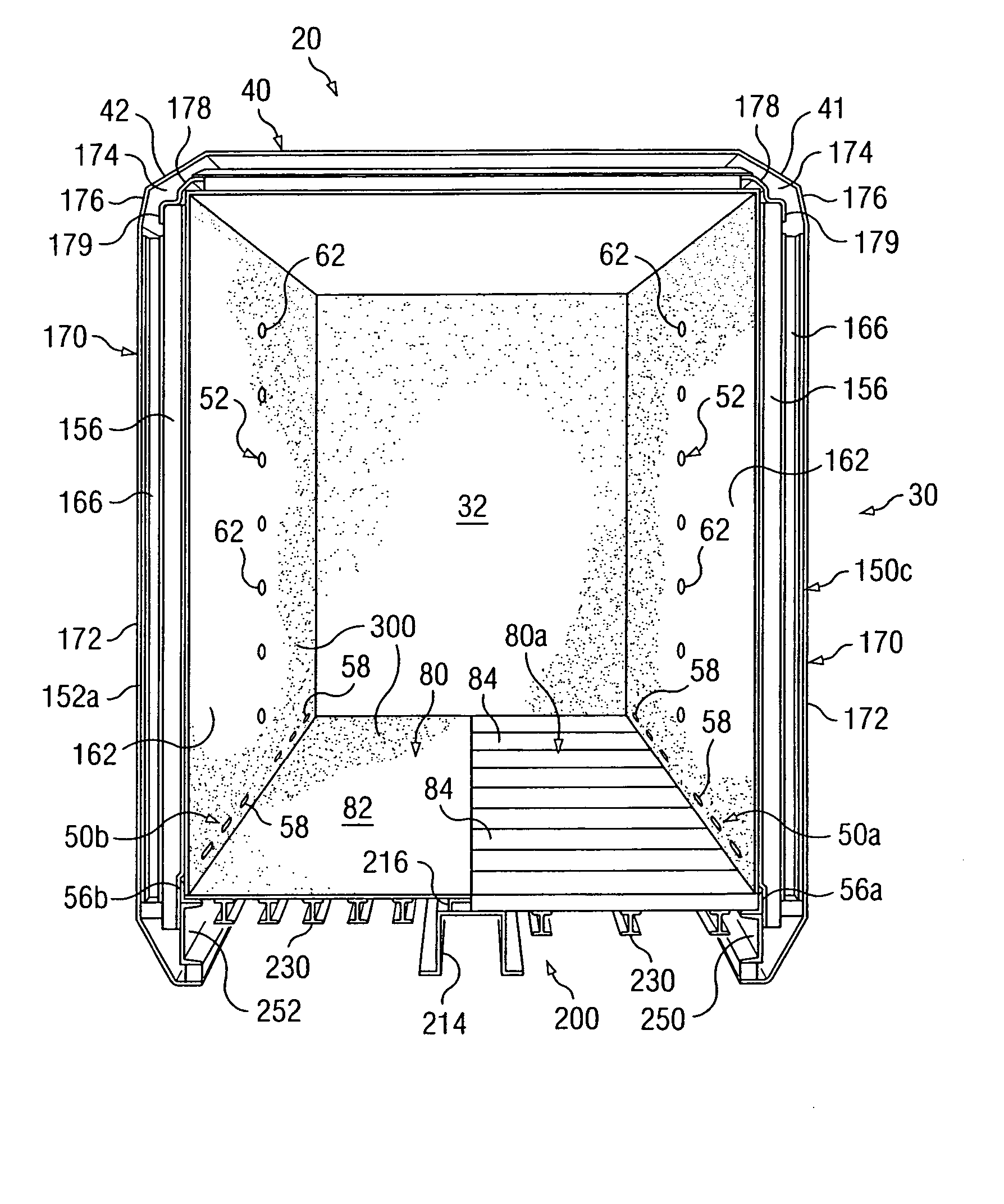 Boxcar with load restraint system