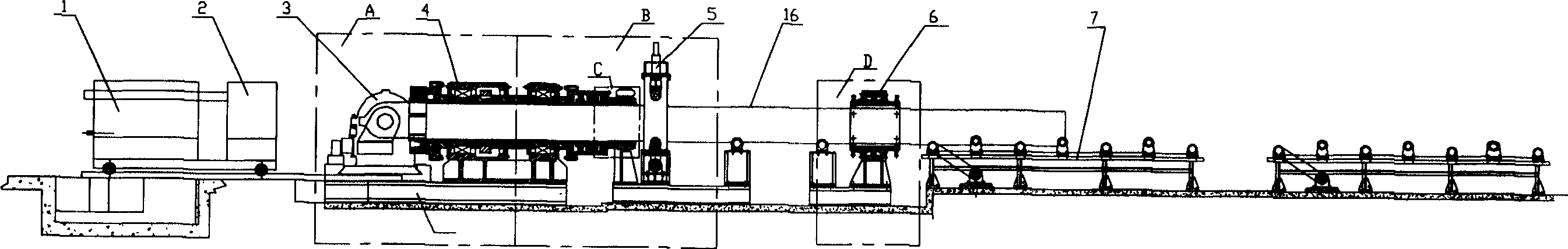 Special closing-in machine for high-pressure seamless gas cylinder