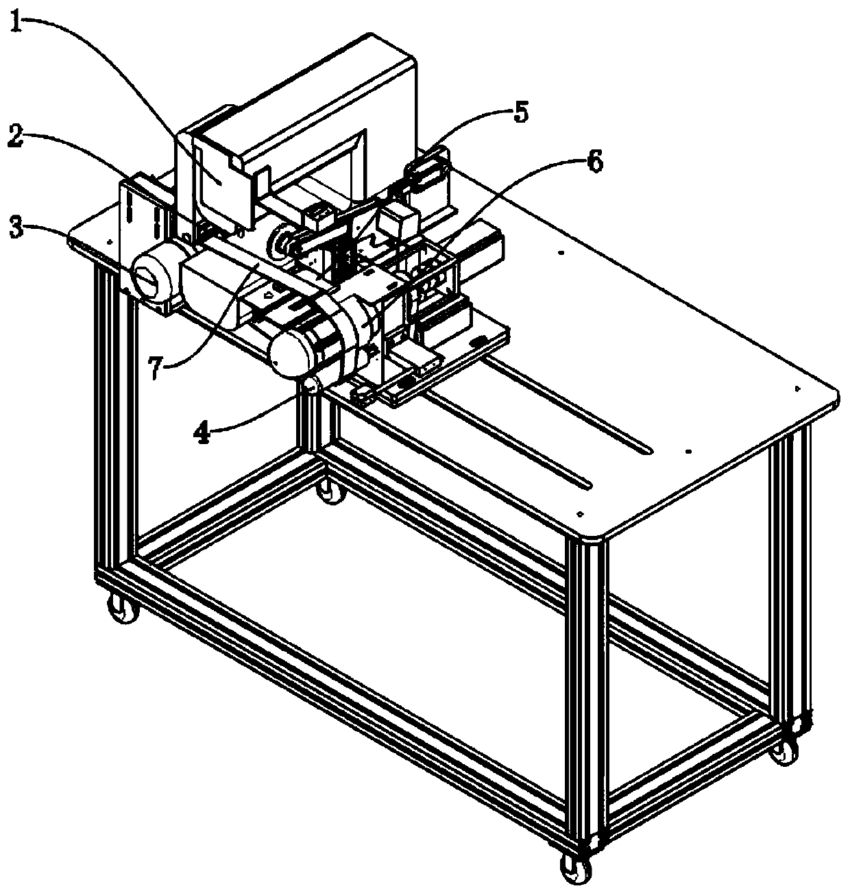 Automatic waistband sewing machine