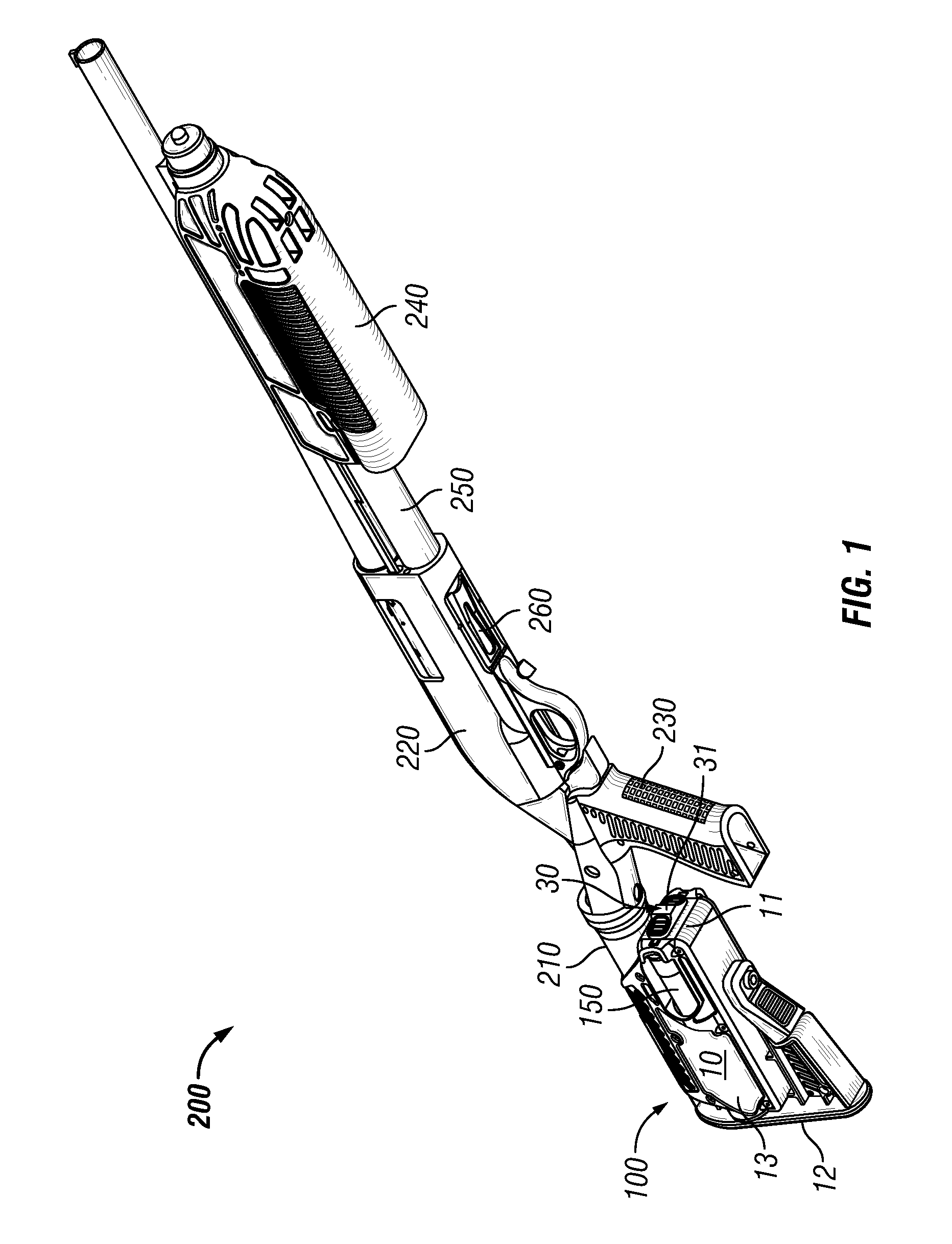 Shotgun shoulder stock shell carrier