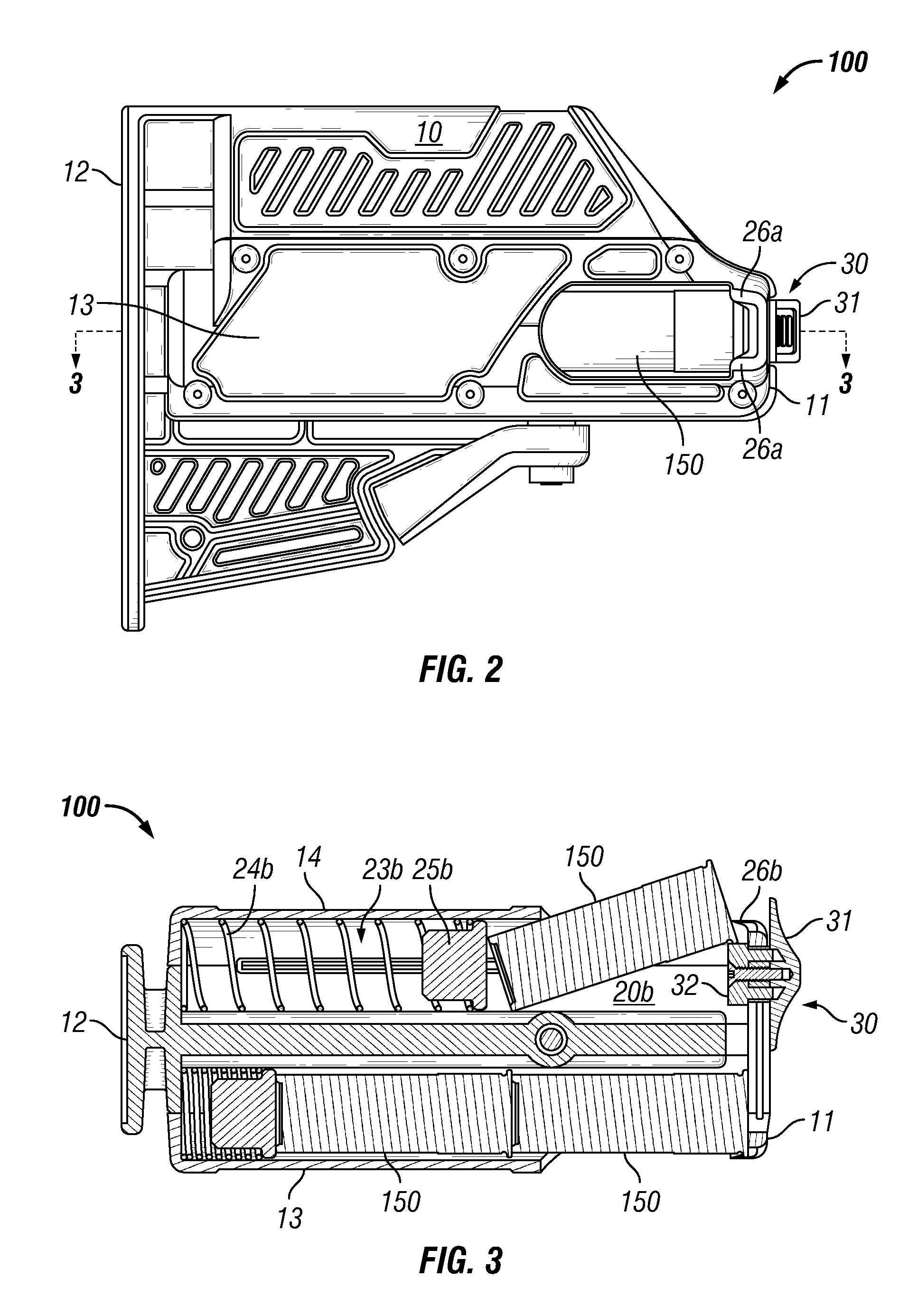 Shotgun shoulder stock shell carrier