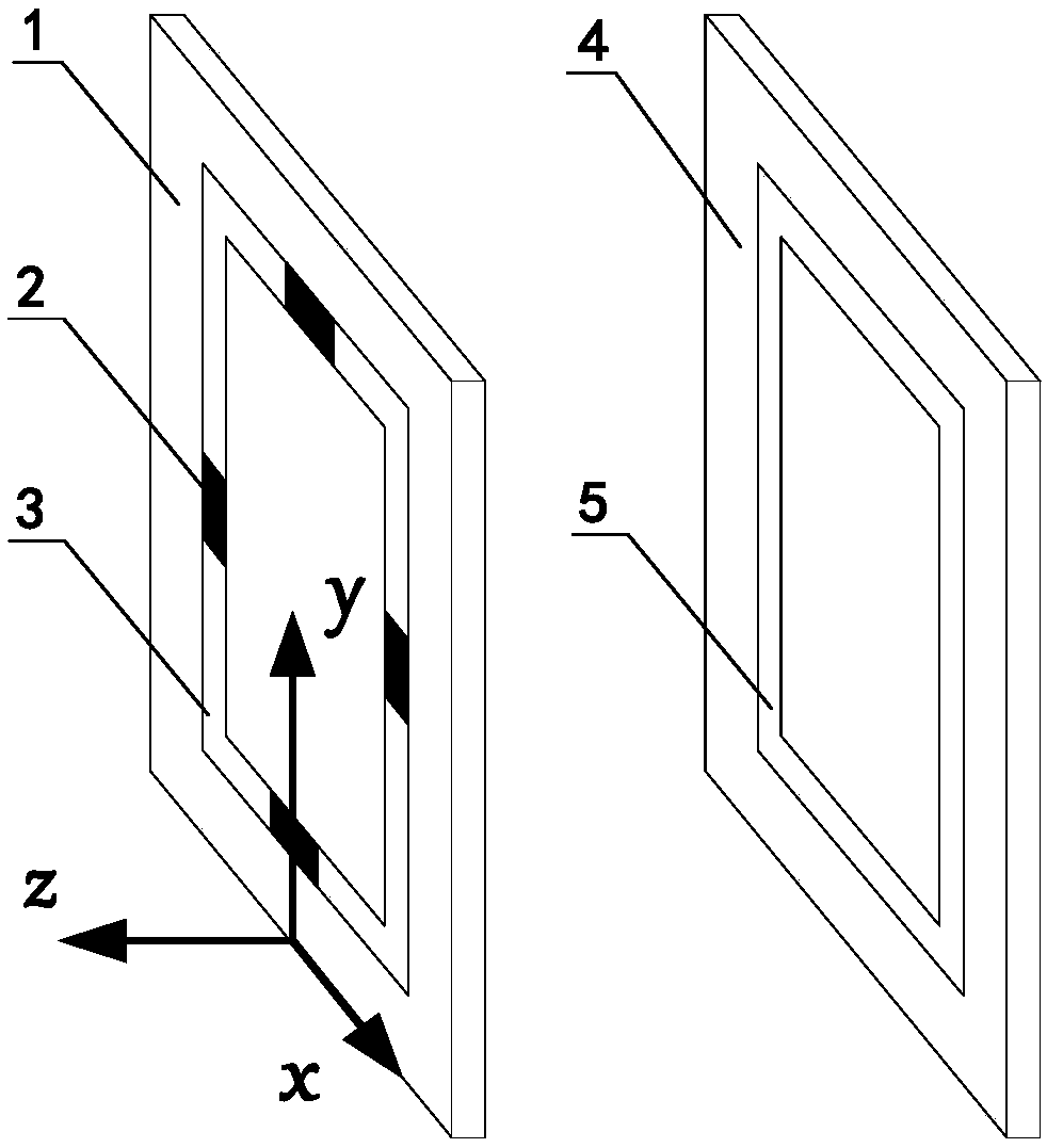 Novel dual-polarization low-passband absorbing type frequency selection structure