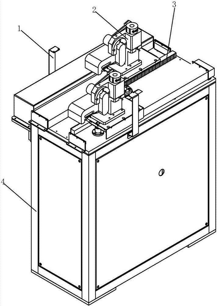 Automatic deburring equipment for skylights