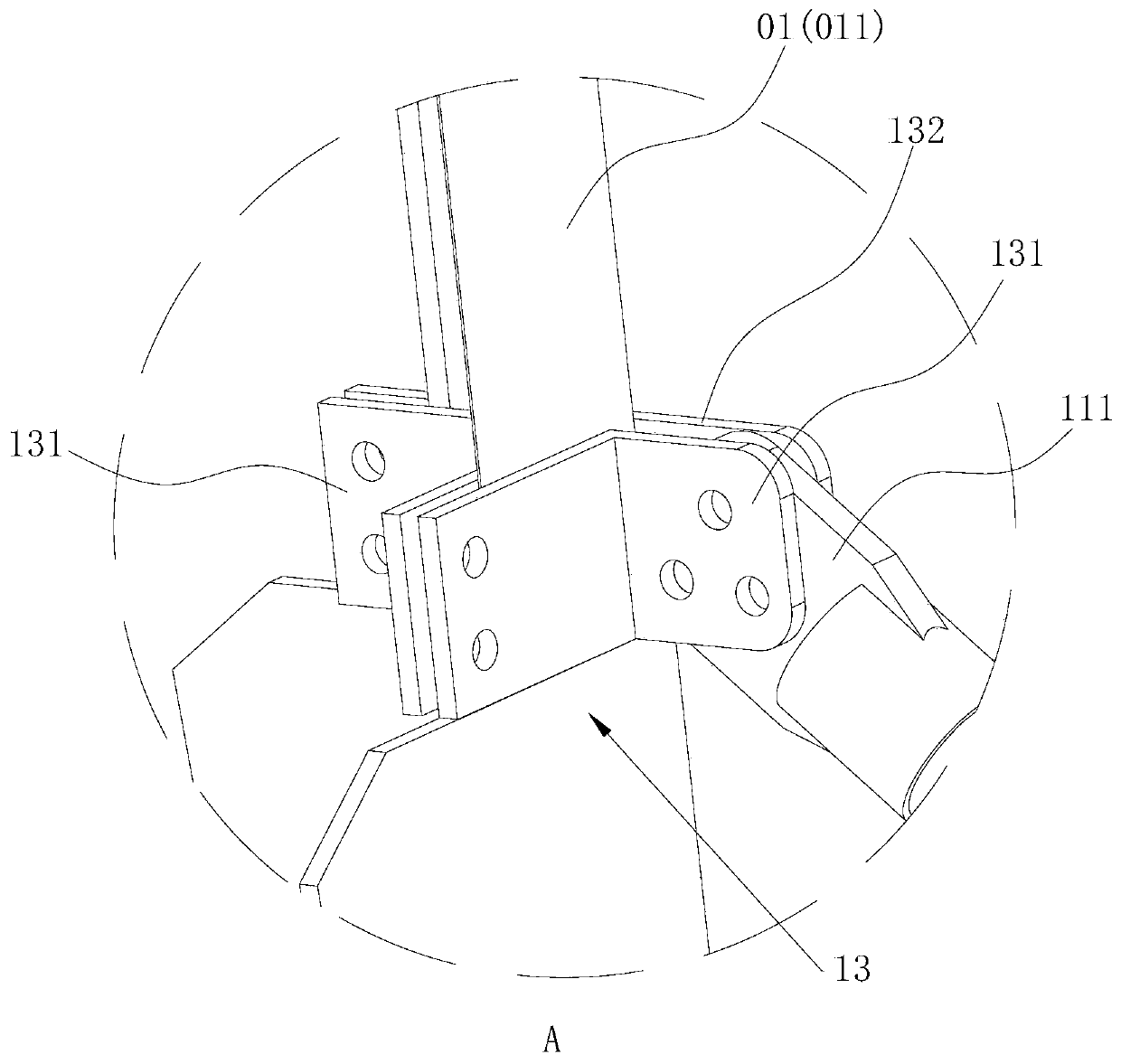 Anti-windage-yaw cross arm and power transmission tower