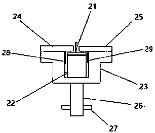 Combined tool clamp for automobile door ring laser tailor-welded plates